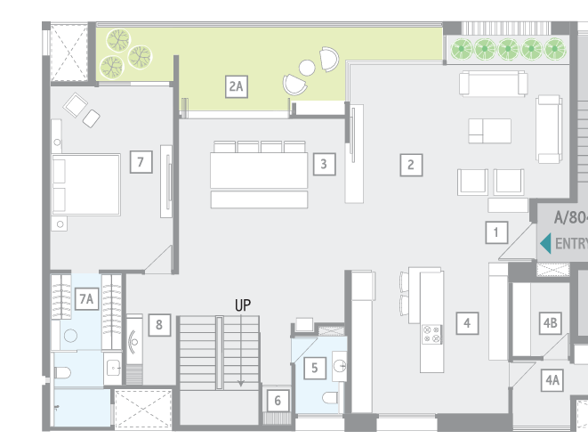  eminence Floor Plan Lower Level Penthouse Plan