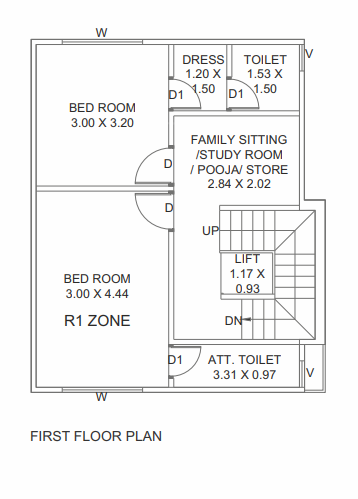 serene Floor Plan Lower Level Duplex Plan