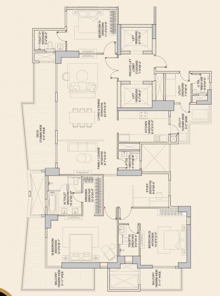  twin-horizon Floor Plan Floor Plan