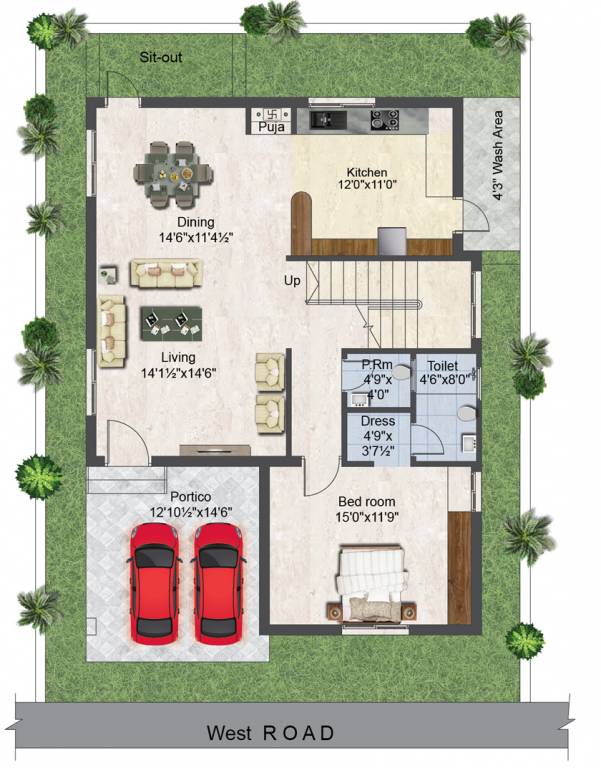  grandeur Floor Plan Ground Floor Plan