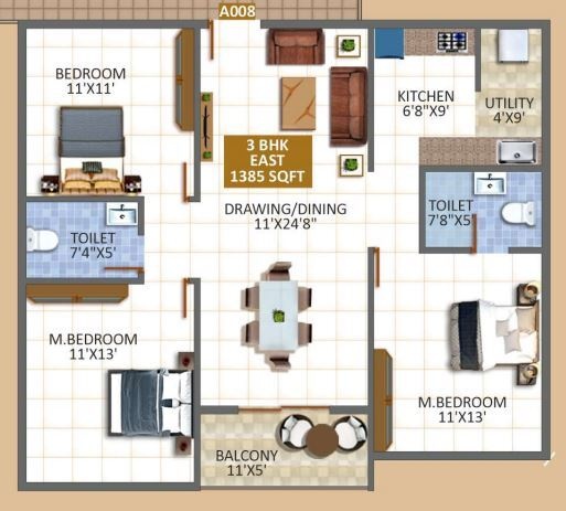 Floor Plan sree urban orchids Floor Plan Floor Plan