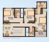city Floor Plan Upper Level Duplex Plan