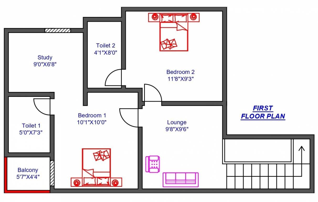  victorian square Floor Plan Upper Level Duplex Plan