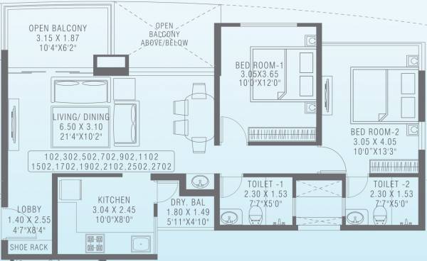 Floor Plan puneville-phase-iii-cluster-a Floor Plan Floor Plan