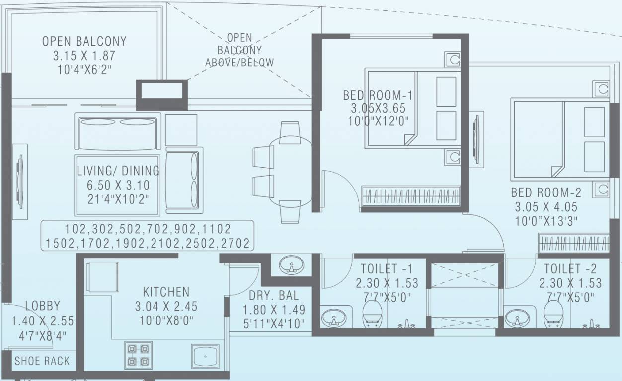 Floor Plan puneville phase iii cluster a Floor Plan Floor Plan