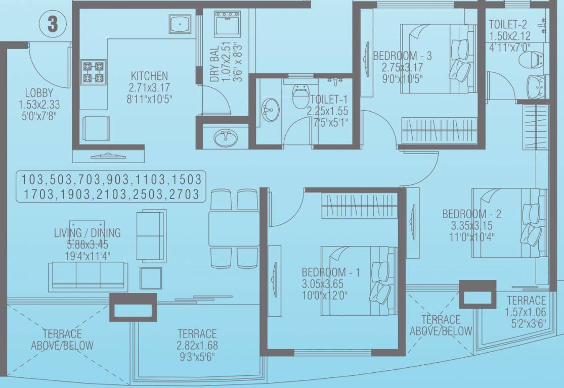 Floor Plan puneville phase iii cluster a Floor Plan Floor Plan