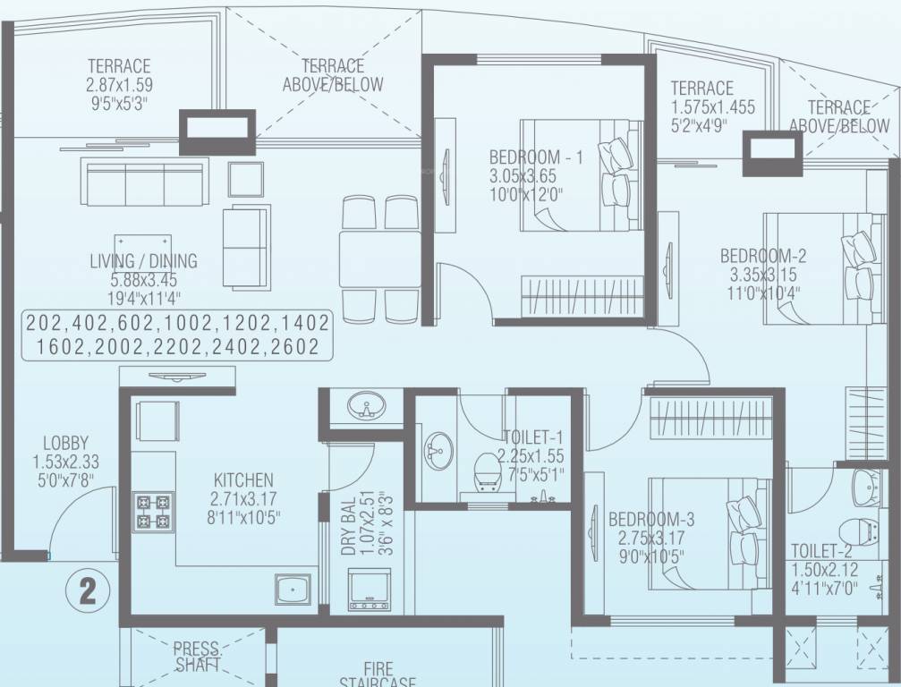 Floor Plan puneville phase iii cluster a Floor Plan Floor Plan