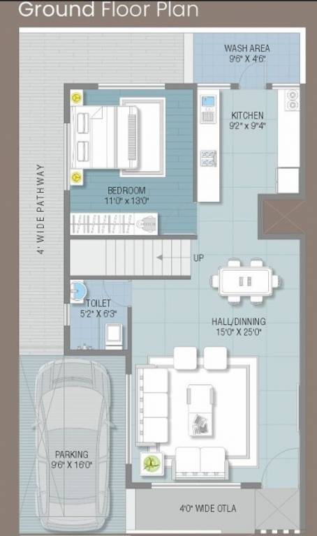 bay Floor Plan Ground Floor Plan