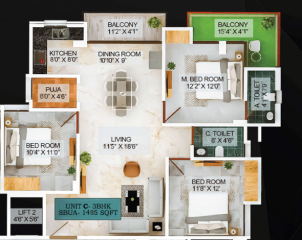  high-rise-landmark Floor Plan Floor Plan
