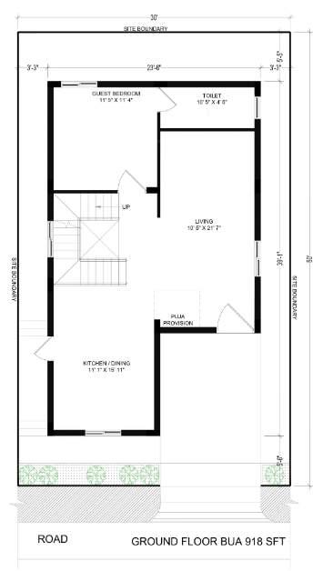  pranav grove park Floor Plan Ground Floor Plan