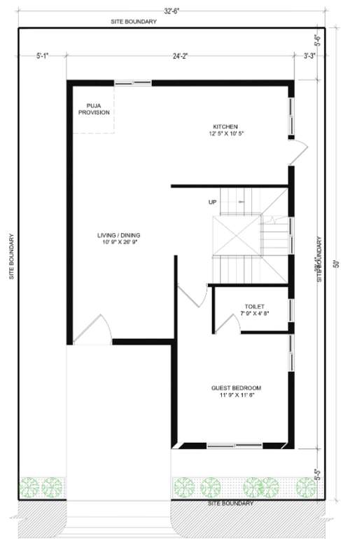  pranav grove park Floor Plan Ground Floor Plan