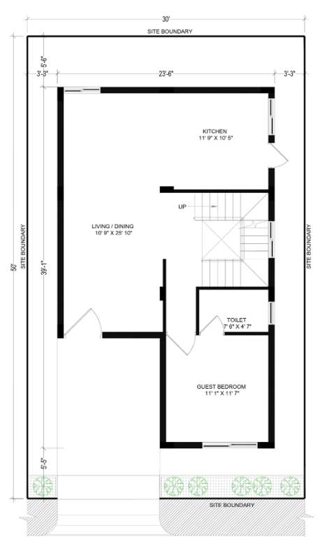  pranav grove park Floor Plan Ground Floor Plan