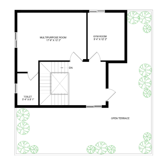  pranav grove park Floor Plan Second Floor Plan