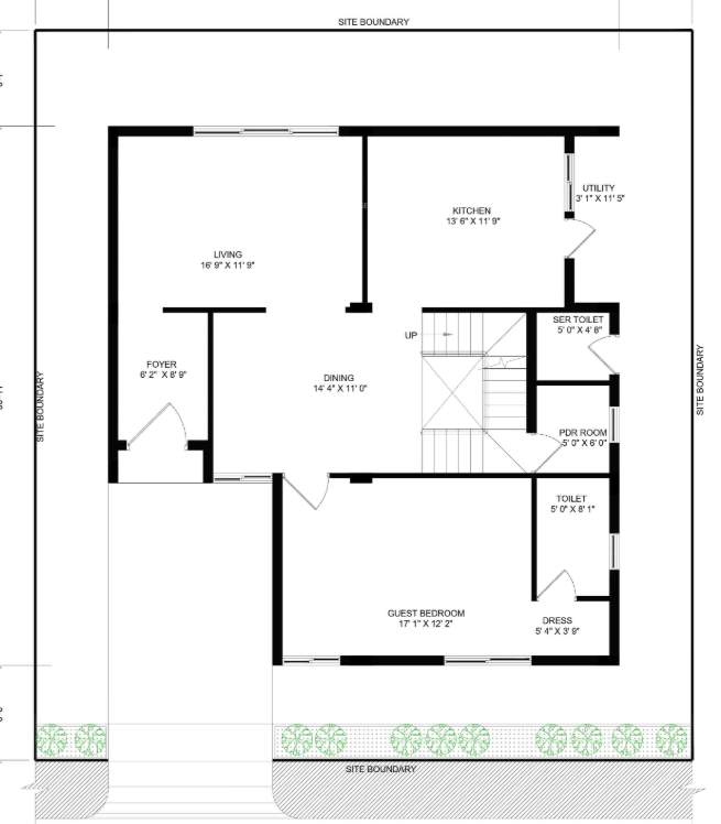  pranav grove park Floor Plan Ground Floor Plan