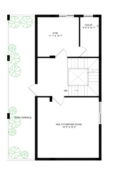  pranav grove park Floor Plan Second Floor Plan