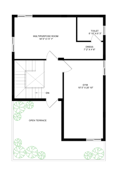  pranav grove park Floor Plan Second Floor Plan