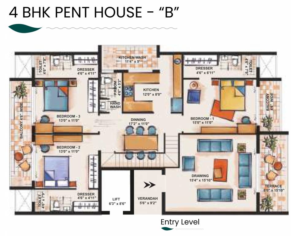  allure Floor Plan Lower Level Penthouse Plan