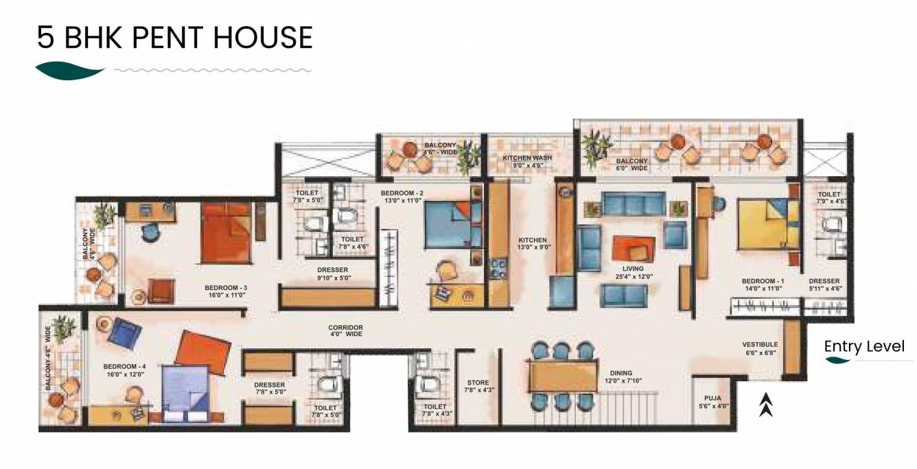  allure Floor Plan Lower Level Penthouse Plan