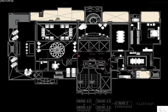  the aspen Floor Plan Lower Level Penthouse Plan