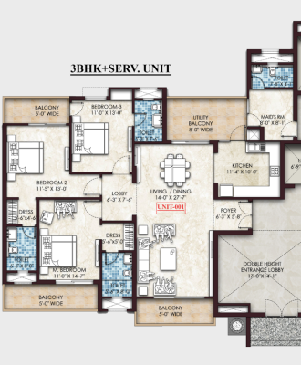 Floor Plan gh 1 grand omaxe regent Floor Plan Floor Plan