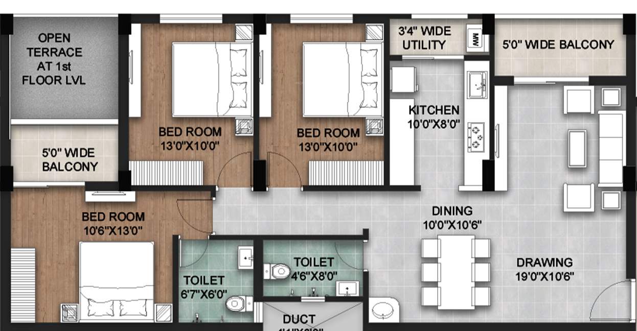  chintamani residency Floor Plan Floor Plan