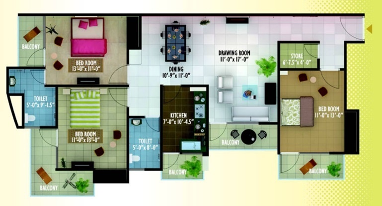 Floor Plan galaxy phase ii Floor Plan Floor Plan