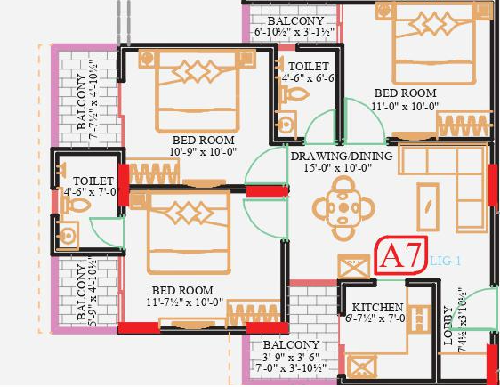 Floor Plan gulmohar heights Floor Plan Floor Plan