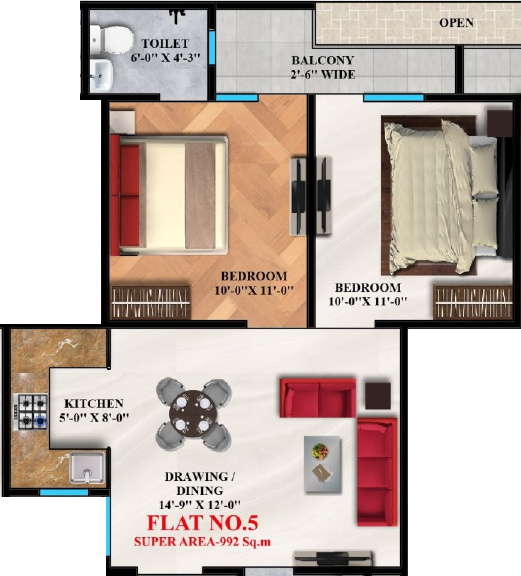 royal residency Floor Plan Floor Plan