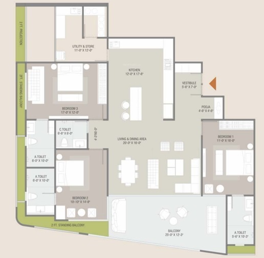 Floor Plan the prime trinity Floor Plan Floor Plan