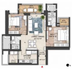 Floor Plan  oakwood-at-the-prestige-city Floor Plan Floor Plan