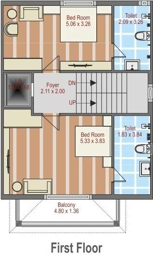  neelkanth green bunglow Floor Plan First Floor Plan
