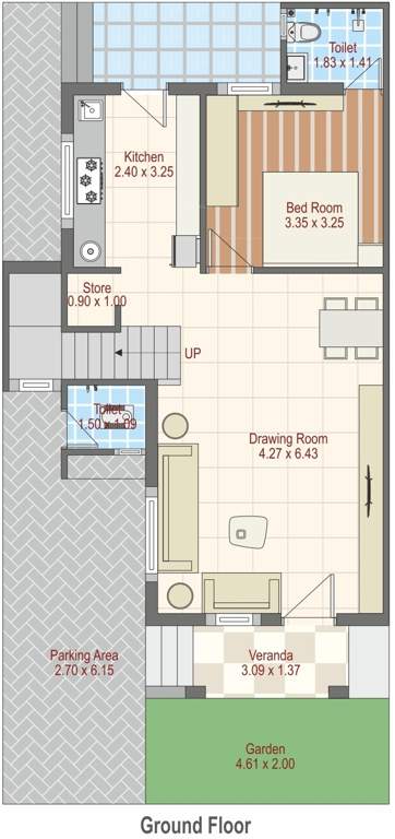  neelkanth green bunglow Floor Plan Ground Floor Plan