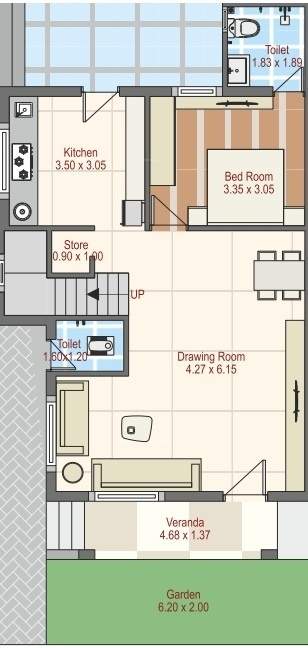  neelkanth green bunglow Floor Plan Ground Floor Plan