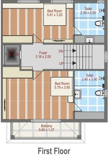  neelkanth green bunglow Floor Plan First Floor Plan