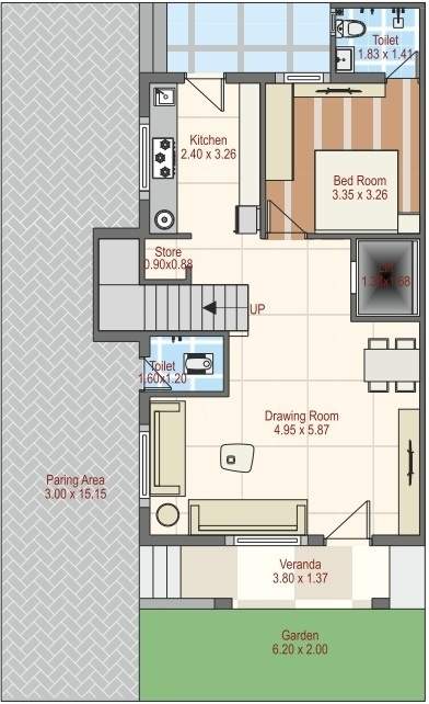  neelkanth green bunglow Floor Plan Ground Floor Plan