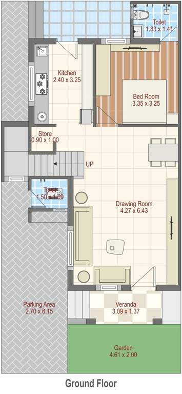  neelkanth green bunglow Floor Plan Ground Floor Plan