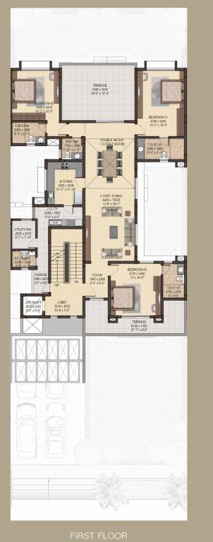 international city Floor Plan First Floor Plan