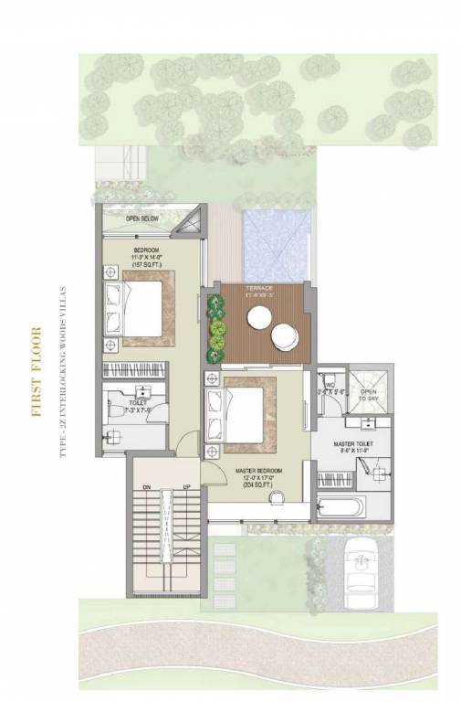  resort residence villa Floor Plan First Floor Plan
