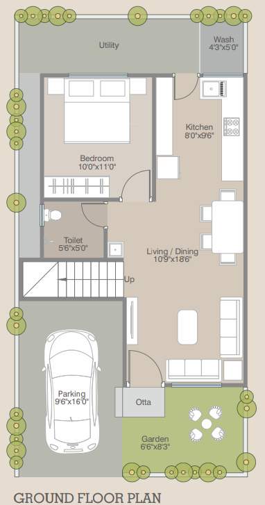 greenfield ii Floor Plan Ground Floor Plan