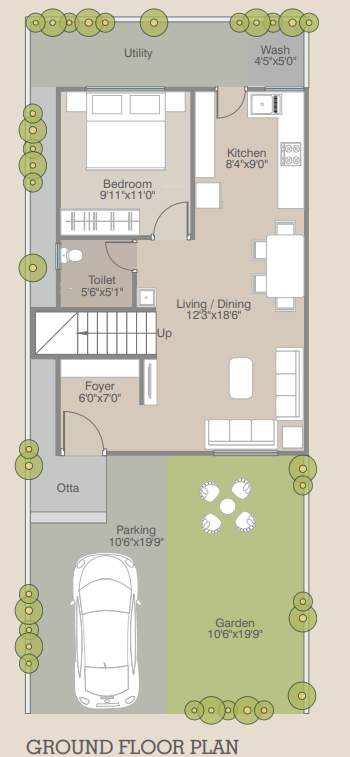 greenfield ii Floor Plan Ground Floor Plan