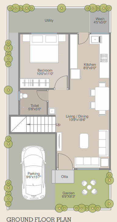greenfield ii Floor Plan Ground Floor Plan