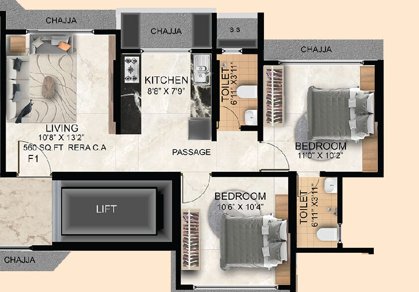 Floor Plan soham heights Floor Plan Floor Plan
