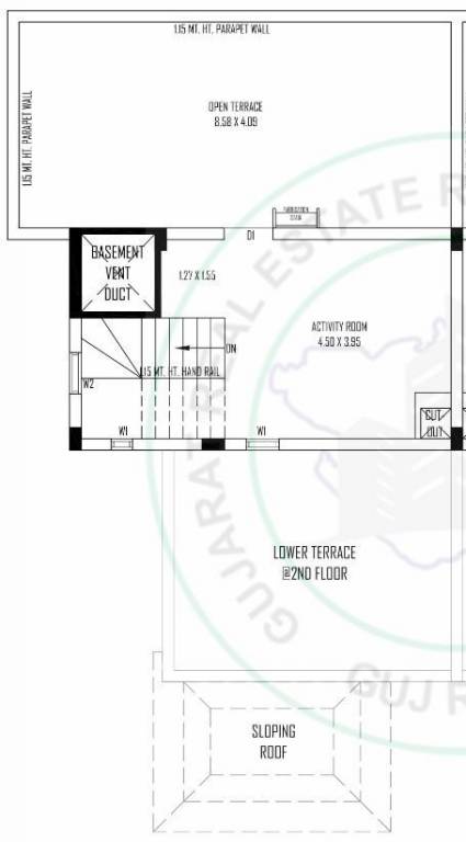  sahajanand vaikunth bunglows Floor Plan Third Floor Plan
