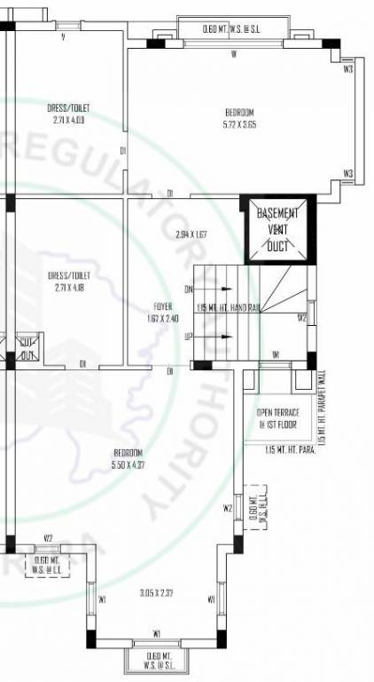  sahajanand vaikunth bunglows Floor Plan First Floor Plan
