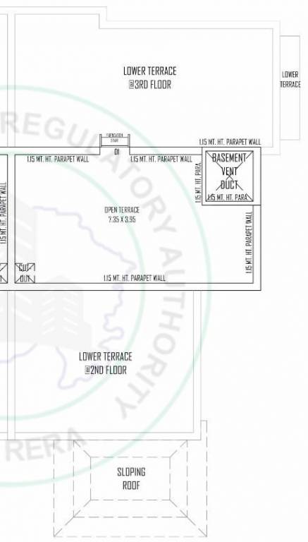 Terrace Floor Plan sahajanand vaikunth bunglows Floor Plan Terrace Floor Plan