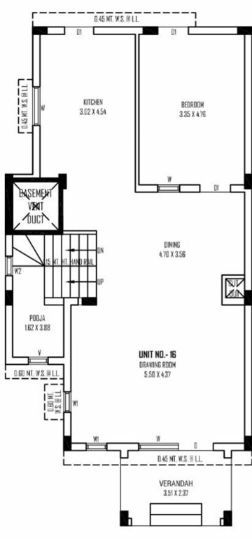  sahajanand vaikunth bunglows Floor Plan Ground Floor Plan