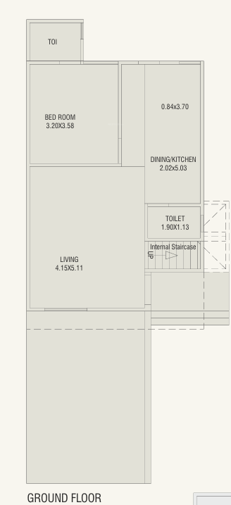  akshar aroma Floor Plan Ground Floor Plan