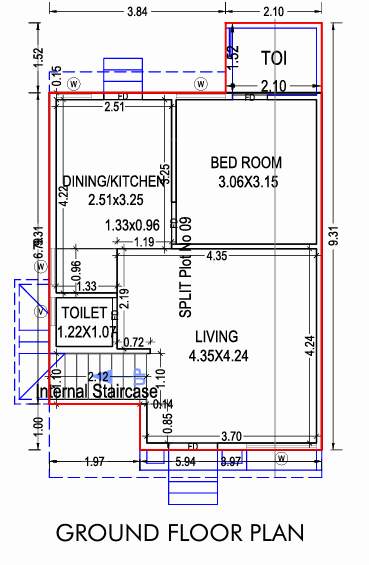 samruddhi shrey ii Floor Plan Ground Floor Plan