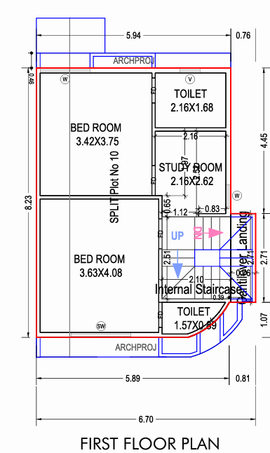 samruddhi shrey ii Floor Plan First Floor Plan