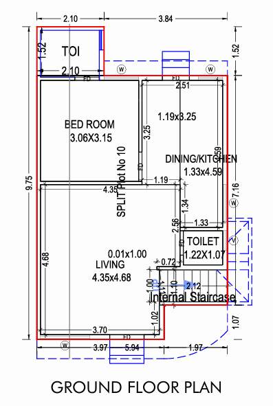 samruddhi shrey ii Floor Plan Ground Floor Plan